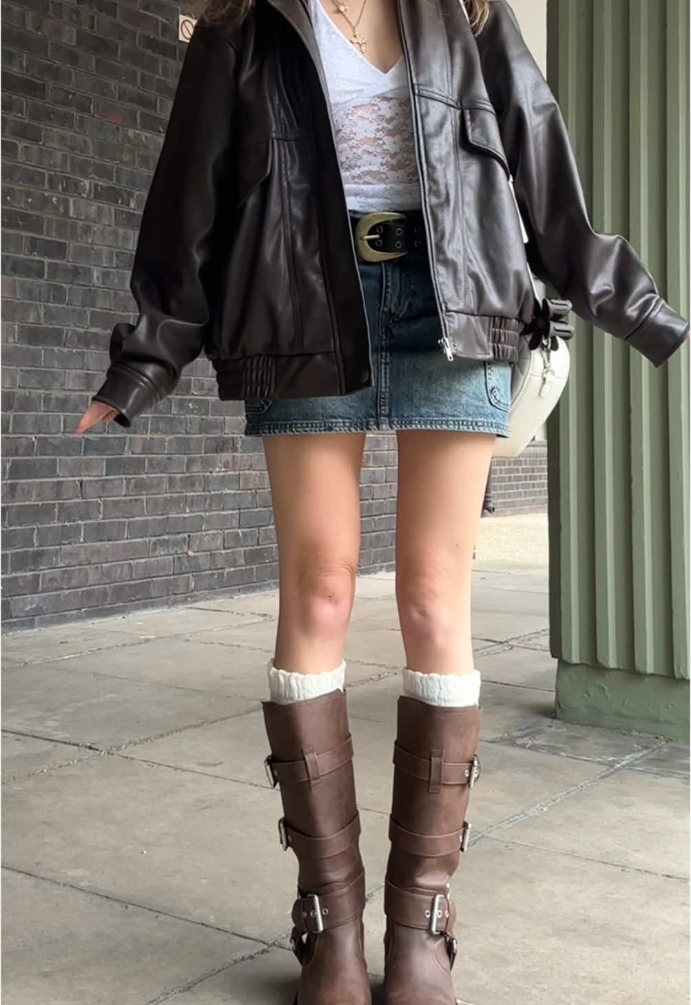 it was NOT warm enough to wear this but it was cute soo ¯\_(ツ)_/¯ #fitcheck #outfitinspo #springoutfits #pinterestoutfit #OOTD #fypツ #springoutfitideas 