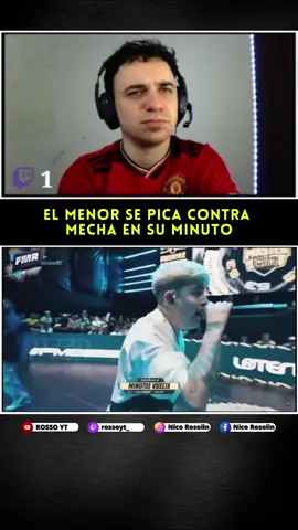 EL MENOR SE PICA CONTRA MECHA EN SU MINUTO#freestyle #redbull #paratiiiiiiiiiiiiiiiiiiiiiiiiiiiiiii #urbanroostersnetwork
