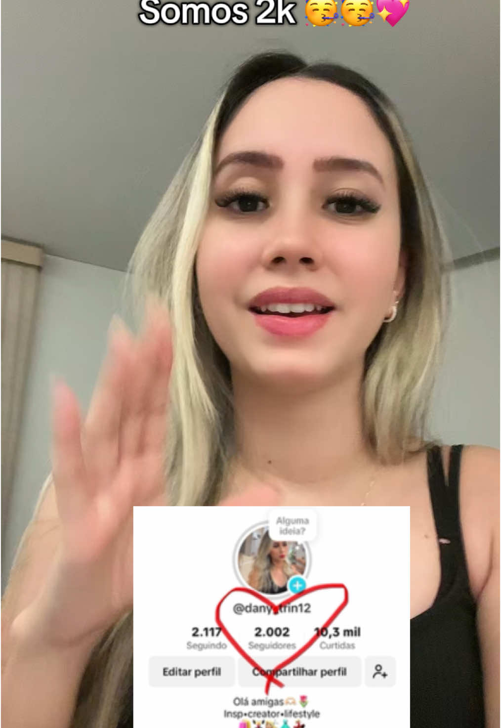 Rumo a 10k 🙌🏻🏃🏼‍♀️Somos 2k 🥳🥳 em três dias ganhando quase mil seguidores a mais💕💕💕#monetizartiktok #girlssupportgirls #garotasapoiamgarotas💝🎀✨️ 