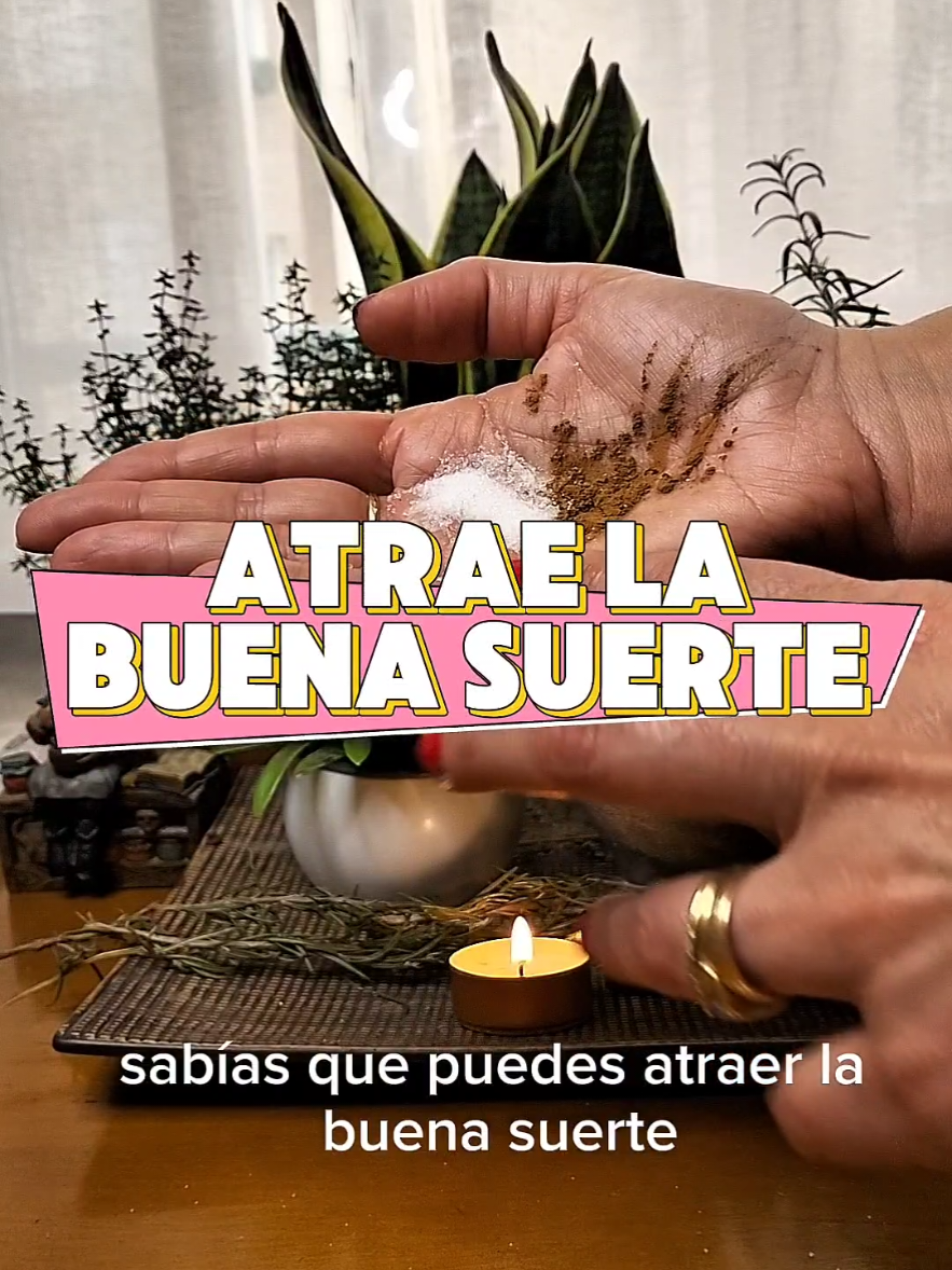 ATRAE la BUENA SUERTE  #magiablanca #hechizos #witch #bruja #ritual #magiayritualesconmaria 