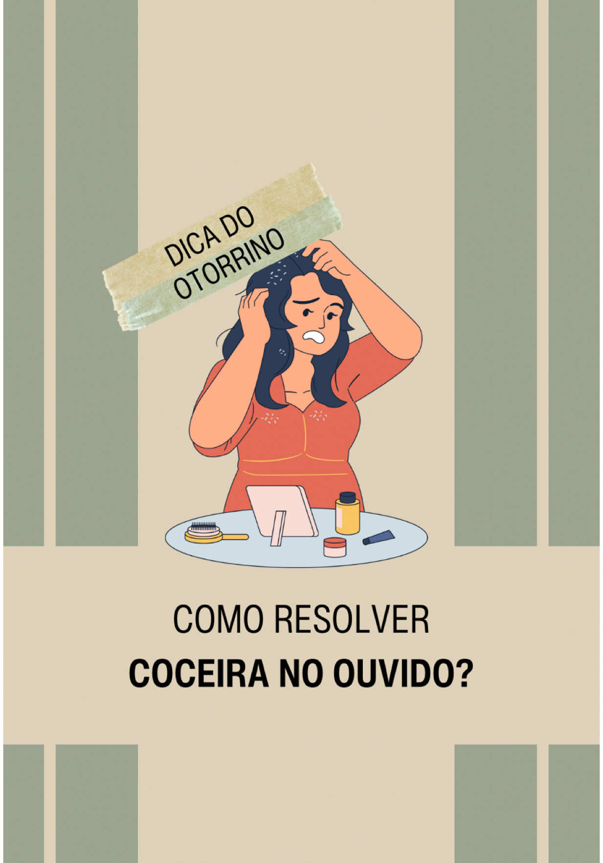 Seu ouvido coça e você já tentou de tudo pra melhorar? Me conta nos comentários! #ouvido #coceiranoouvido #coceira