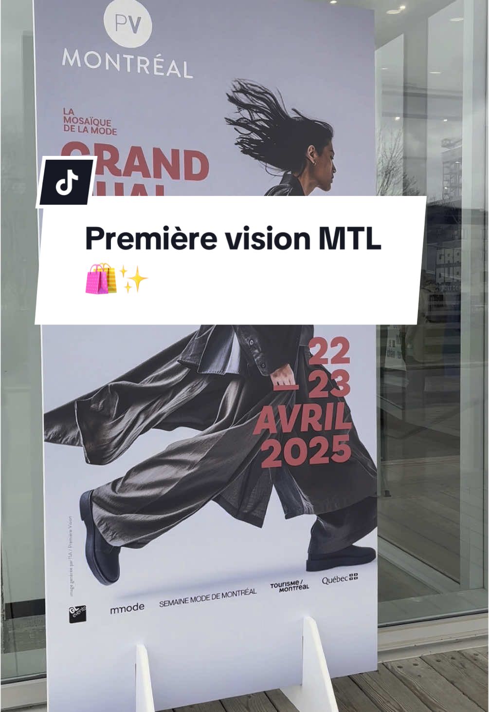 Pour tous les amateurs de mode à Montréal ! ✨ #montrealfashion #mtlstyle #premierevisionmtl #mmode #fashionvlog 