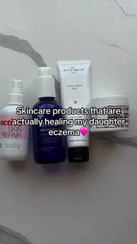 These are the skincare products that are healing her skin barrier. Using tropical steriods made her lose her skin barrier. It took us a couple of weeks to start seeing results but it’s so worth it. I did do a dry it out phase for 2 weeks while I was researching which products to use. I am applying all these products every 2-3 hours! These products are linked in my storefront! #momtok #MomsofTikTok #eczemaawareness #eczema #babyeczema #eczemaflareup #eczemahealing #momlife #eczemarelief #eczematok #firsttimemom #tsw #babiesoftiktok 