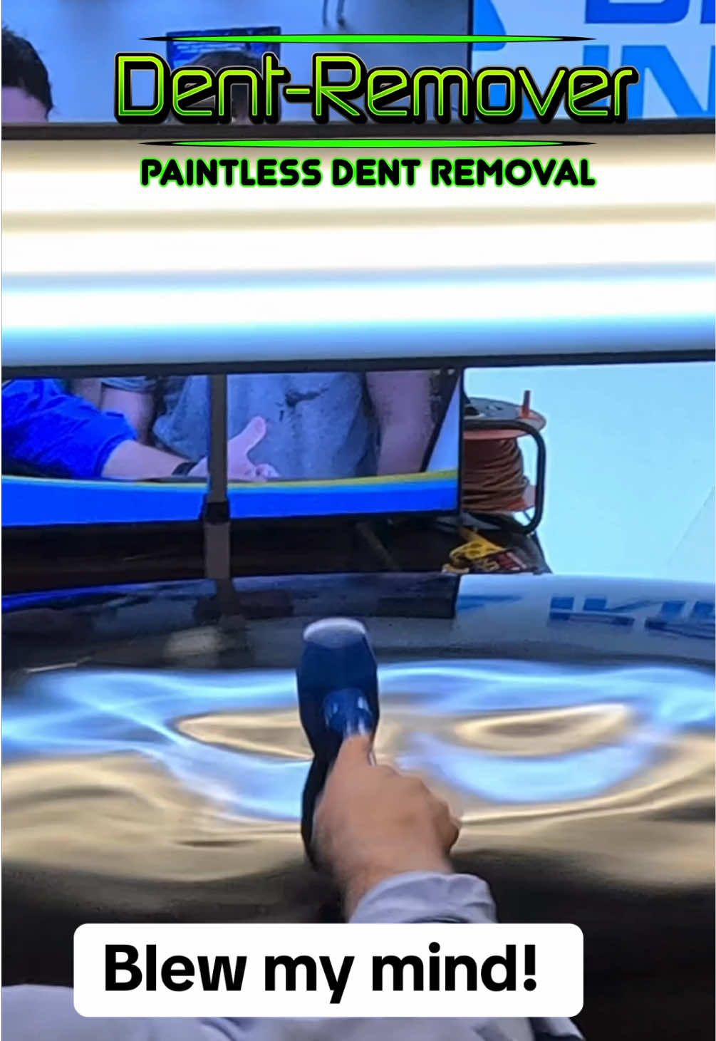 He hit the panel with a Lump hammer! Then fixed the damage with a Betag Hotbox! This Blew my mind just WOW #betag #paintlessdentrepair #paintlessdentremoval #dentremoverbeverley #pdr #collisionrepair 