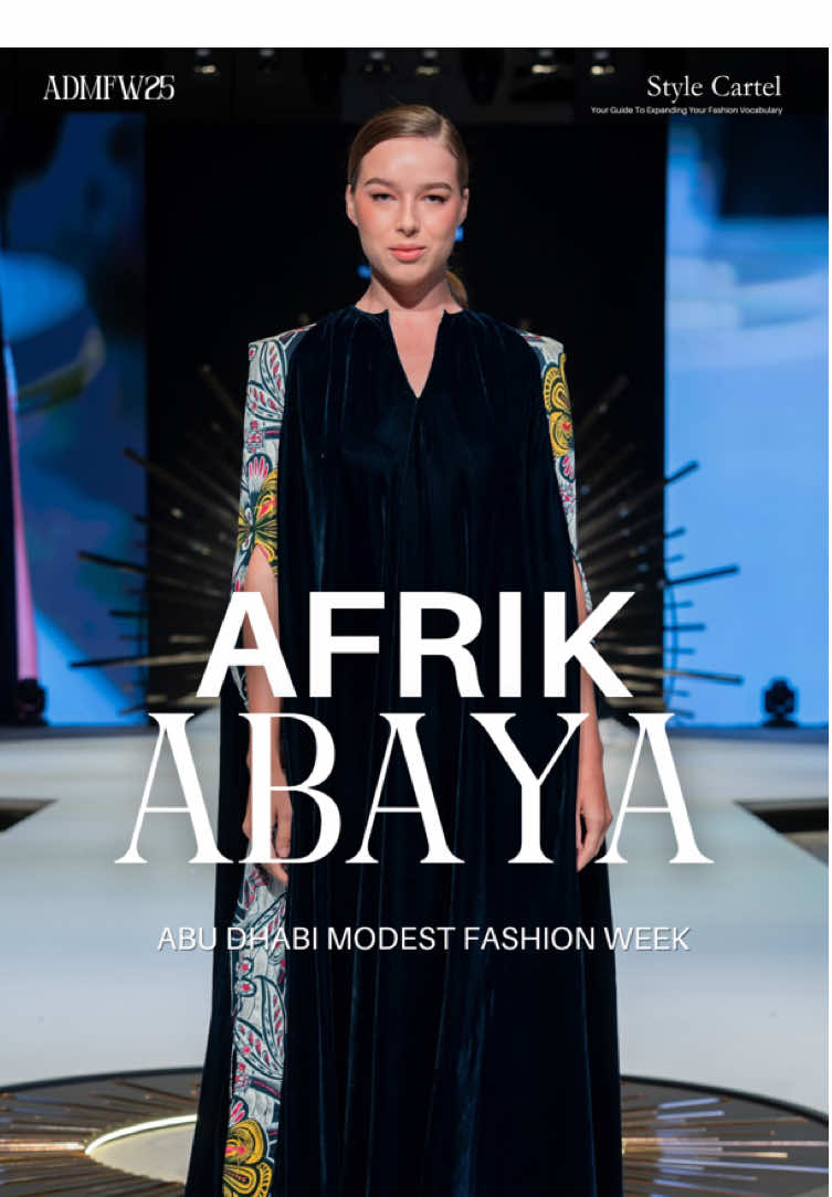 Ubuntu on the runway! 🌍 AFRIK ABAYA's 'Ubuntu Elegance Collection' at Abu Dhabi Modest Fashion Week powerfully blends African heritage with elegant modest wear. Bold prints, rich fabrics, and intricate details celebrate unity and feminine strength. Modest fashion, boldly expressed.  Check out the full article now at STYLECARTEL.COM #AfrikAbaya #UbuntuElegance #ADMFW #ModestFashion #AfricanTouch #nigerianfashion #nigerianfashiondesigner #Africanfashion #modestoutfits #stylecartel#abudhabimodestfashionweek #ADMFW25 #Modestfashionweek #foryoupage #fyp #fyppp 