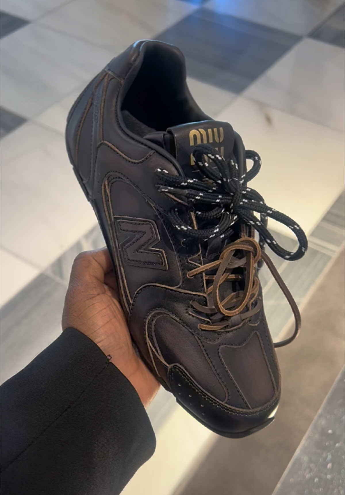 New Balance x Miu Miu 530 sold out online. DM me for appts. Let’s get you styled for the summer. #miumiu #newbalance #miumiushoes #personalshopper #