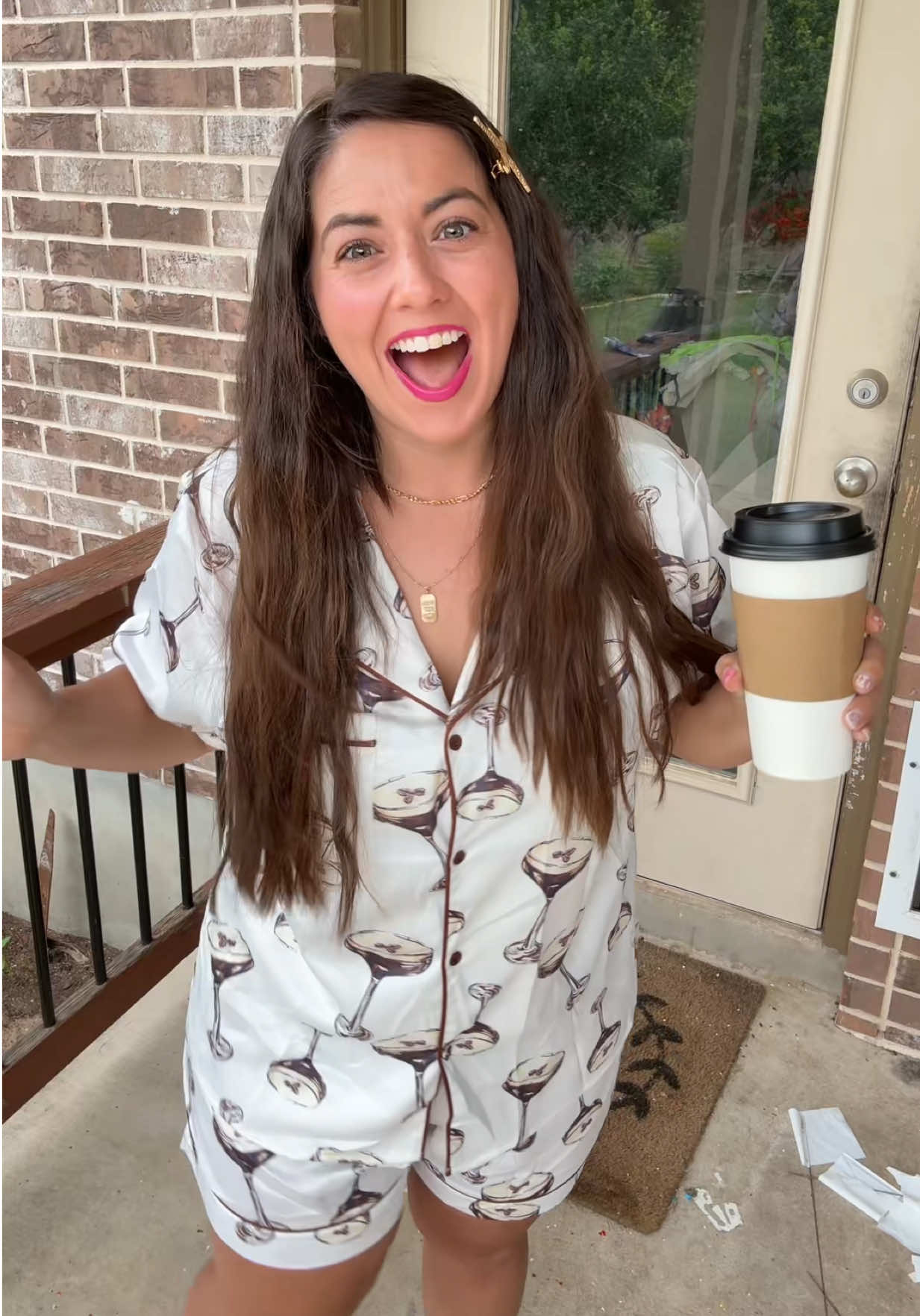 Obsessed with these espresso martini silk pajamas! The luxe feel, the rich color, and the flattering fit make them perfect for cozy nights or girls’ trips. These satin PJs look expensive—but they’re TikTok Shop affordable. SilkPajamas #EspressoMartiniPJs #LuxuryLoungewear #SatinPajamas #TikTokFashionFinds #tiktokshopcreatorpicks #springtok #tiktokshopcreatorpick #tiktokshopmothersday #tiktokshopmademebuyit #tiktokshopmemorialday #fypppppppppp #fyp #springbreak #TTSdelightnow #tiktokshoprestock #creatoricon #restock @Sheshow_Cathy @SheShow Store 