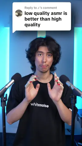 Low Quality > High Quality ASMR? 🫣 #asmr 