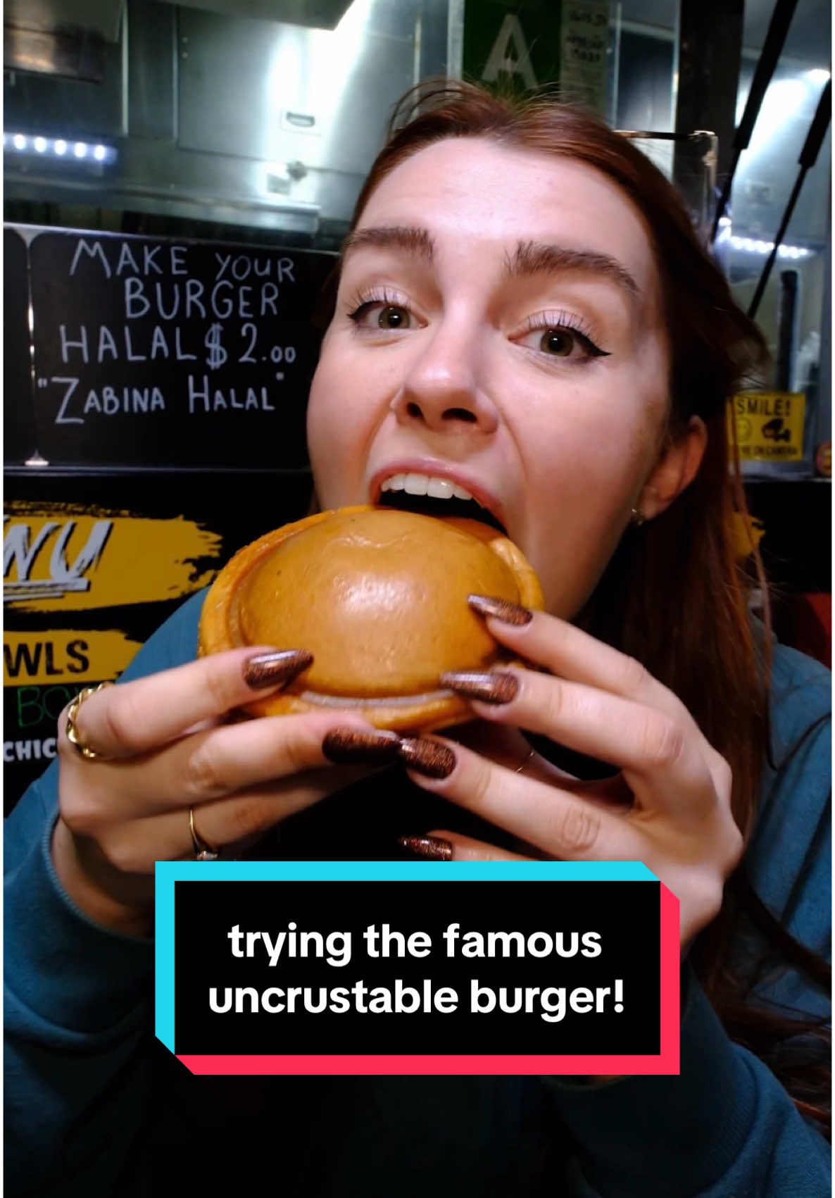 Nutella burger!! #Foodie#fyp#burger#eating  