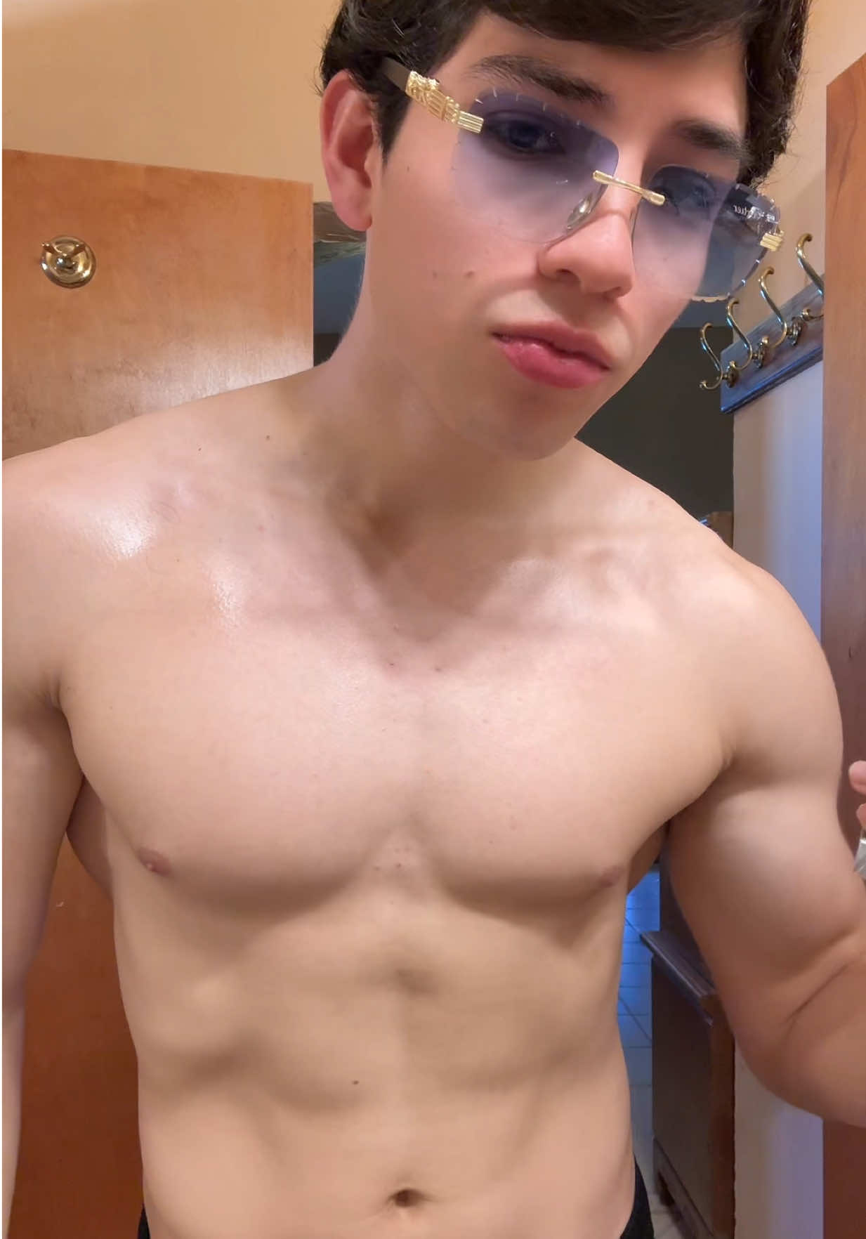 Alistándome para ir a la alberquita 