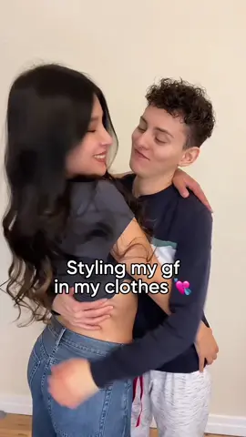 Being in love with a girl, dressing her up and cuddling 💕 #lgbt #wlw #outfitinspo #wlwcouple #OutfitChange #girlfriend #Relationships