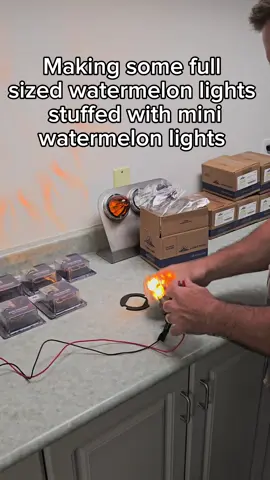 Hang out as I make up some United Pacific Industries full sized watermelon lights stuffed with mini watermelon lights. This comes as a pre assembled kit from United Pacific. SKU: 35017 but we wanted to make one so you could see what the kit actually is. This kit (SKU: 35017) contains the Glass watermelon light kit for 3/4
