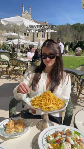 I peaked while eating from the French fry tower in the French countryside  