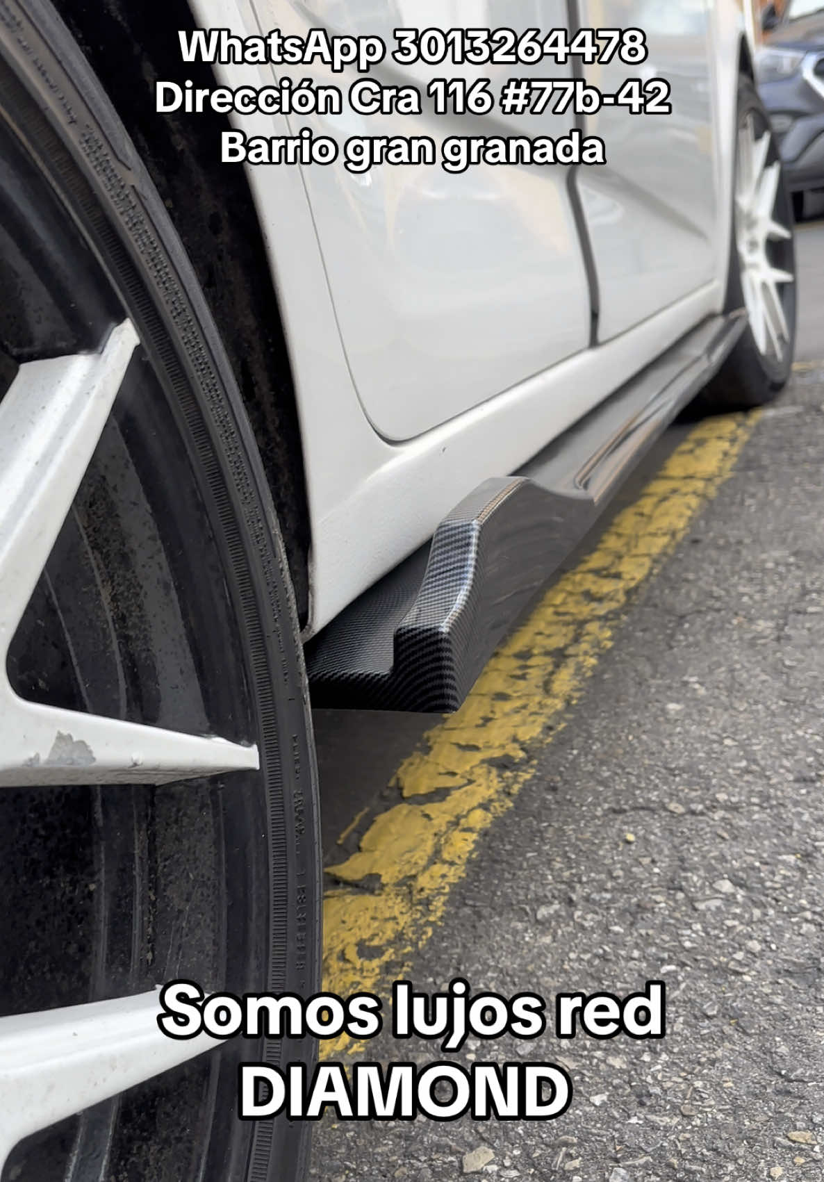 Instalamos slip laterales en fibra de carbono  Somos lujos red DIAMOND  WhatsApp 3013264478  Cra 116 #77b-42 barrio gran granada  #slip #lip #sonic #stribos #bodykit #fibradecarbono #cualquiervehiculo #cinematic #ampliaciones 