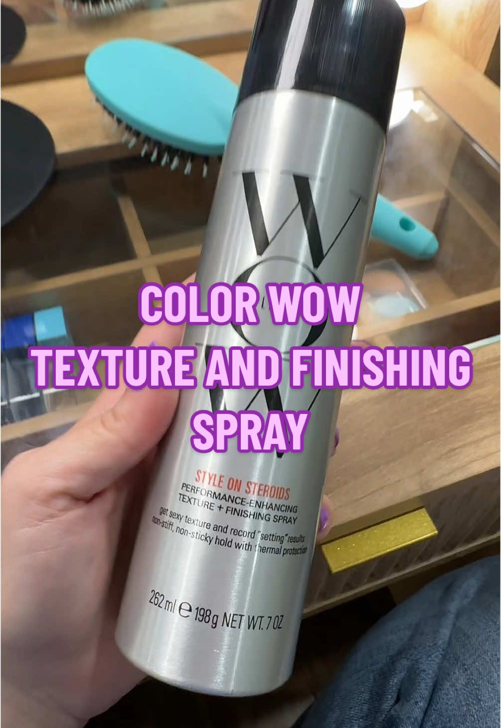 Color Wow’s Style on Steroids Texturizing Spray delivers instant lift, heat protection, and long-lasting style without dulling or stiffening color-treated hair. This non-sticky formula adds body and texture while keeping your hair touchable and vibrant. #ttslevelup #creatorboostcamp #treasurefinds #ttsdelightnow #ttsbeautybesties #tiktokshoprestock #tiktokshopmothersday #tiktokshopmemorialday #creatoricons #colorwowhair #texturizingspray #volumizingmist #hairstylingessential #nonstickyspray #longlastingvolume #heatprotectant #hairrefreshspray #colorwowtexturespray #texturespray #hairessentials 