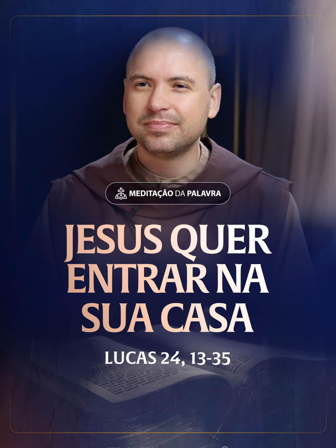 Jesus quer entrar na sua casa | (Lucas 24, 13-35) #2324  #freigilson #meditacaodapalavra #homilia #pregacao