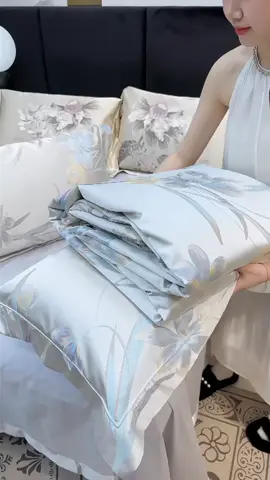 Bộ chăn ga Lụa Thái 9D mẫu mới 2025 mềm mịn thoáng mát#bochangalua #chanluathai #bochanga #changacaocap #thinhhanh #trending #xuhuong #xuhuongtiktok 