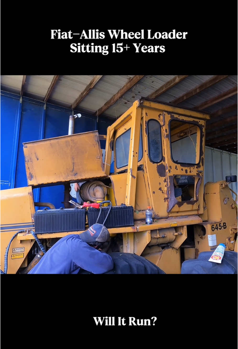 Will It Run?#willitrun #restoration #old #recovery #engine #tractor #repair #deisel #truck #car #tiktok #fyp 