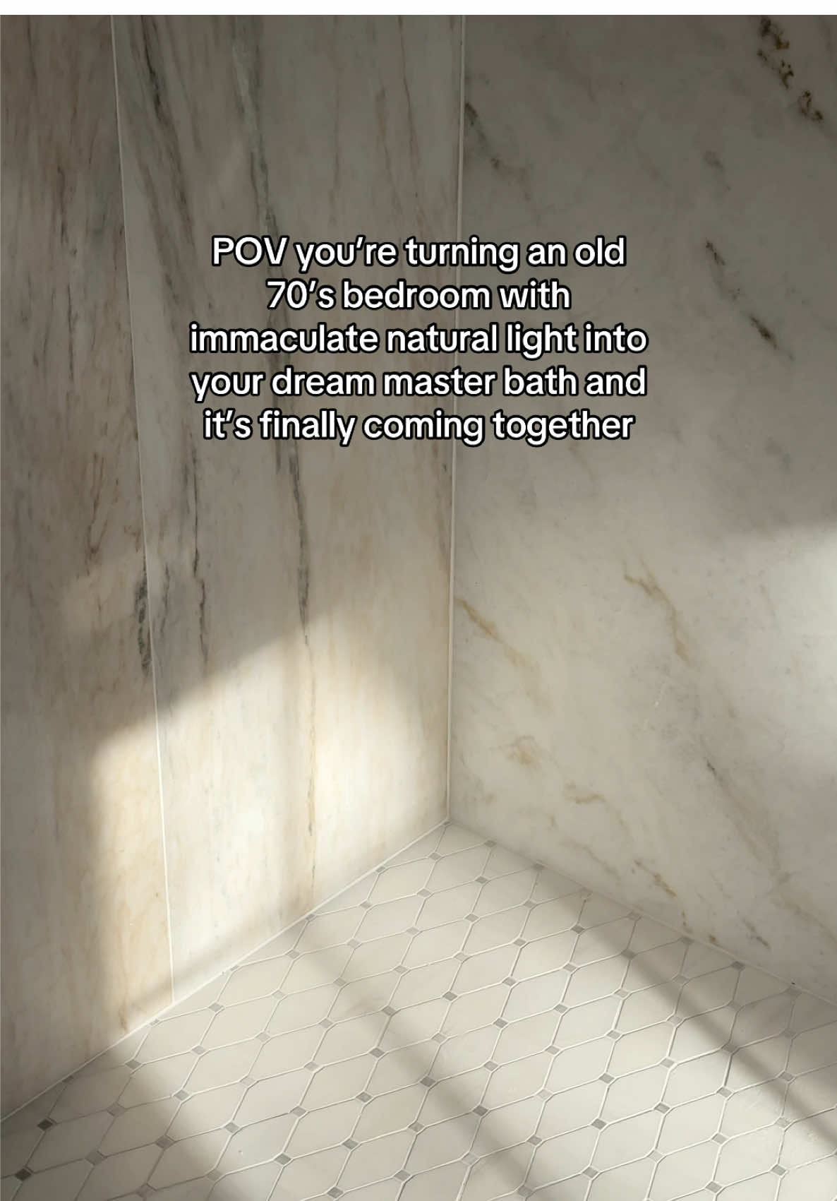 Little bits of hope after a long 4 month process. This is one of many projects underway that need to be wrapped up in 6 weeks. I bought my first home at 33. After living in 12 apartments in multiple cities I feel very grateful to finally have the opportunity to create my cozy dream space in a rural area 💖 #Home #homedecor #homeimprovement #renovation #firsthome #bathroommakeover 