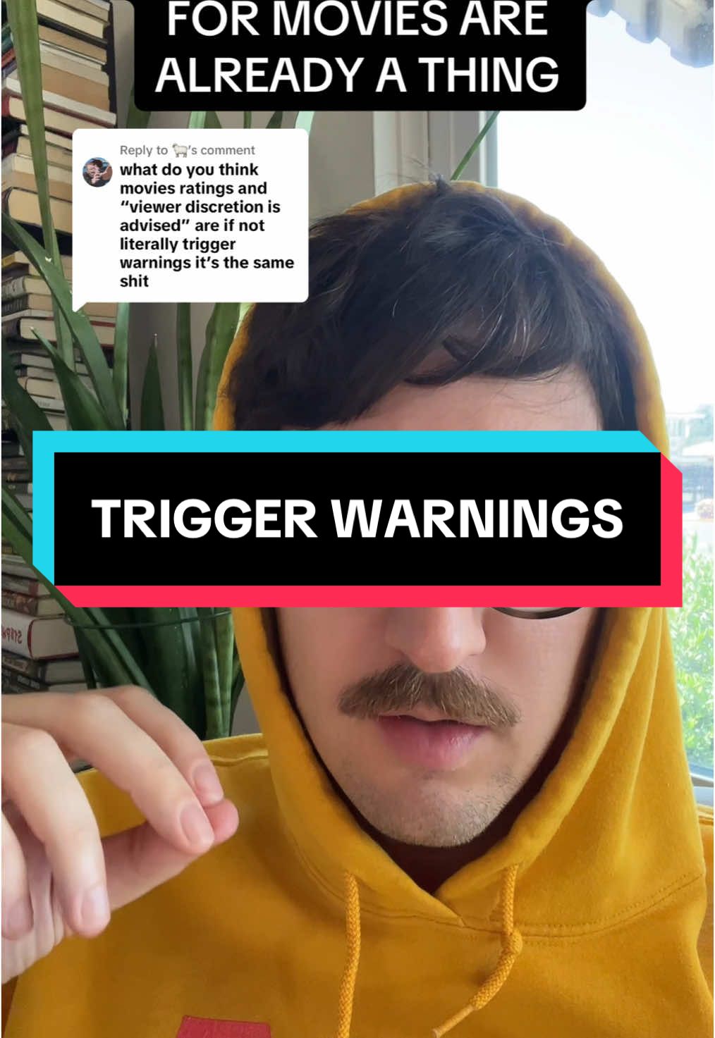 Replying to @🐑 100% agree - trigger warnings in movies already exist, get over it #horror #triggerwarning 