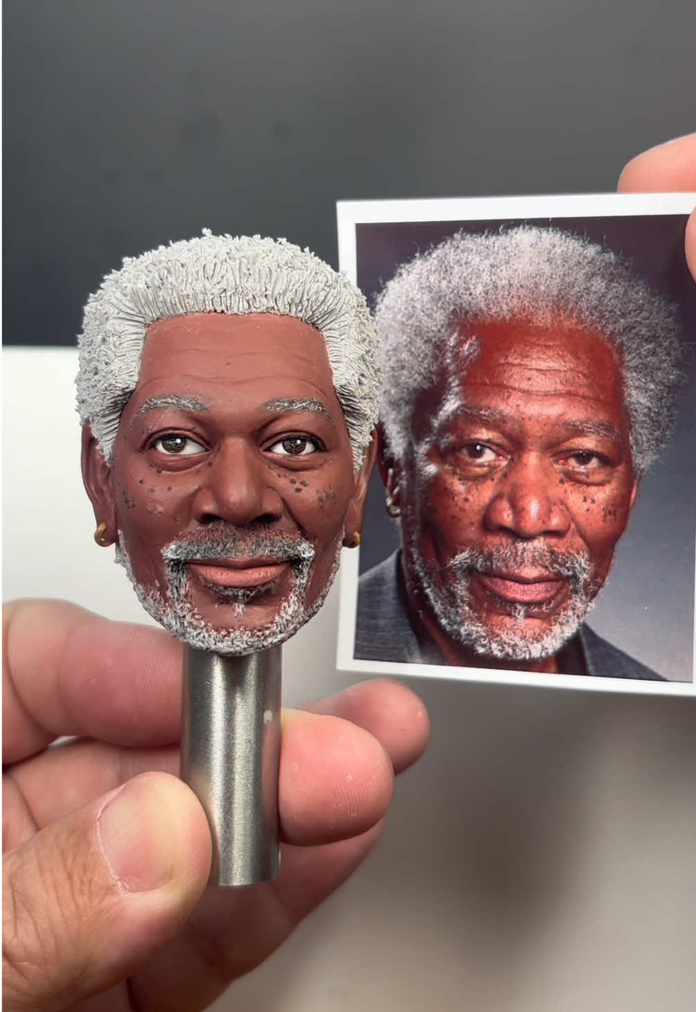 Mini Morgan Freeman is coming!#morganfreeman #oscarwinner #hollywood #hollywoodlegend #actor #movies #shawshankredemption #qatar2022 