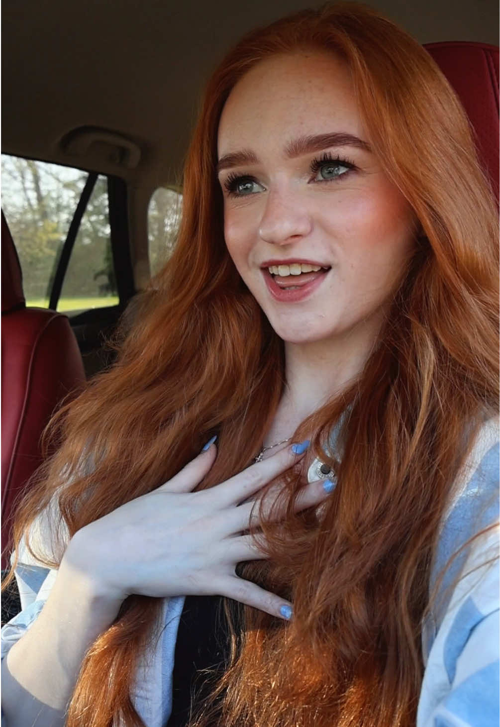 Look who made their content more quality😎💪🏻 #country #ginger #trending #single #redhair #longhair #fyp #blowup #Summer #spring 