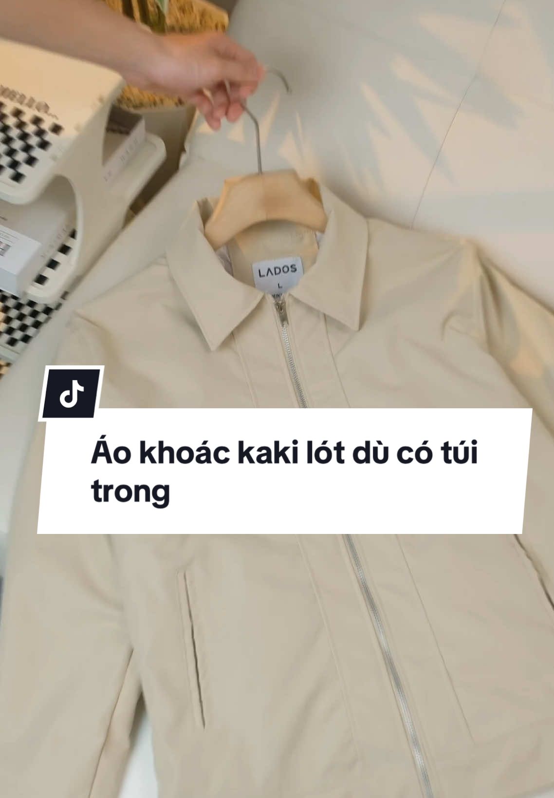Áo khoác nam sang trọng #aokhoac #aokhoacnam #aokhoackaki #outfit#lados 
