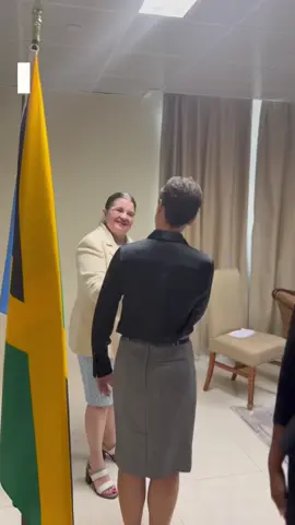 Because partnerships like these matter #UNJamaica #FAO 🇯🇲🤝🌍  Foreign Minister, Senator the Honourable #KaminaJohnsonSmith has welcomed Dr. Ana Touza, the newly appointed FAO Representative to Jamaica.  Here’s a quick recap of the moment.  #mfaftja #Jamaica #foreignaffairs 