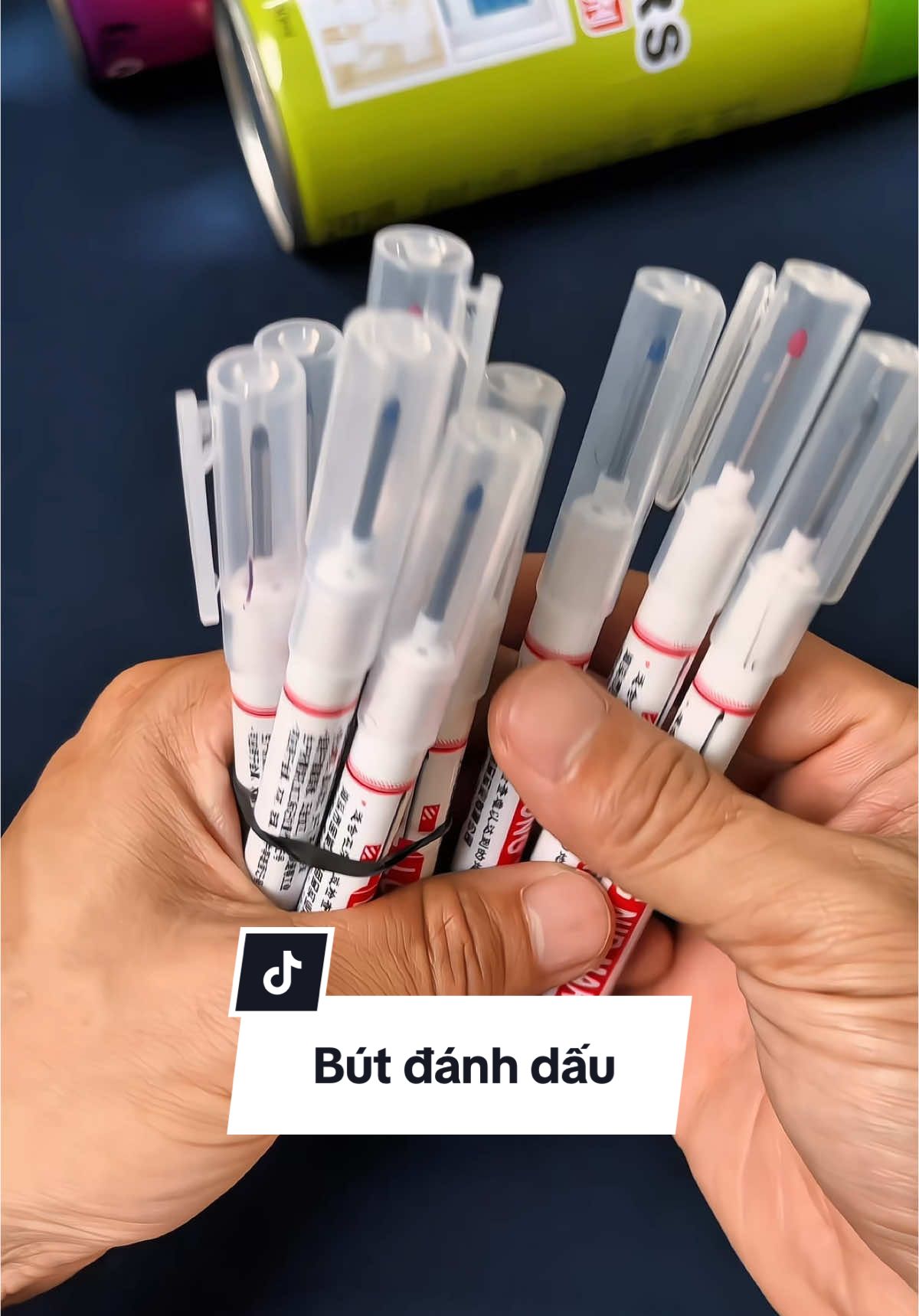 Combo 10 bút đánh dấu ngòi dài 3 màu. #butdanhdau #butmucdanhdau #butlaydau 