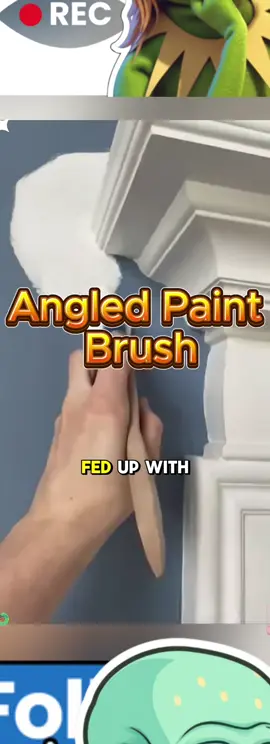 Say Goodbye to Difficulties in Paint Brushing! The Angled Paint Brush Saves the Day! #AnglePaintBrush #PaintTool #HomeRenovation #PrecisionPainting #DIYPainting