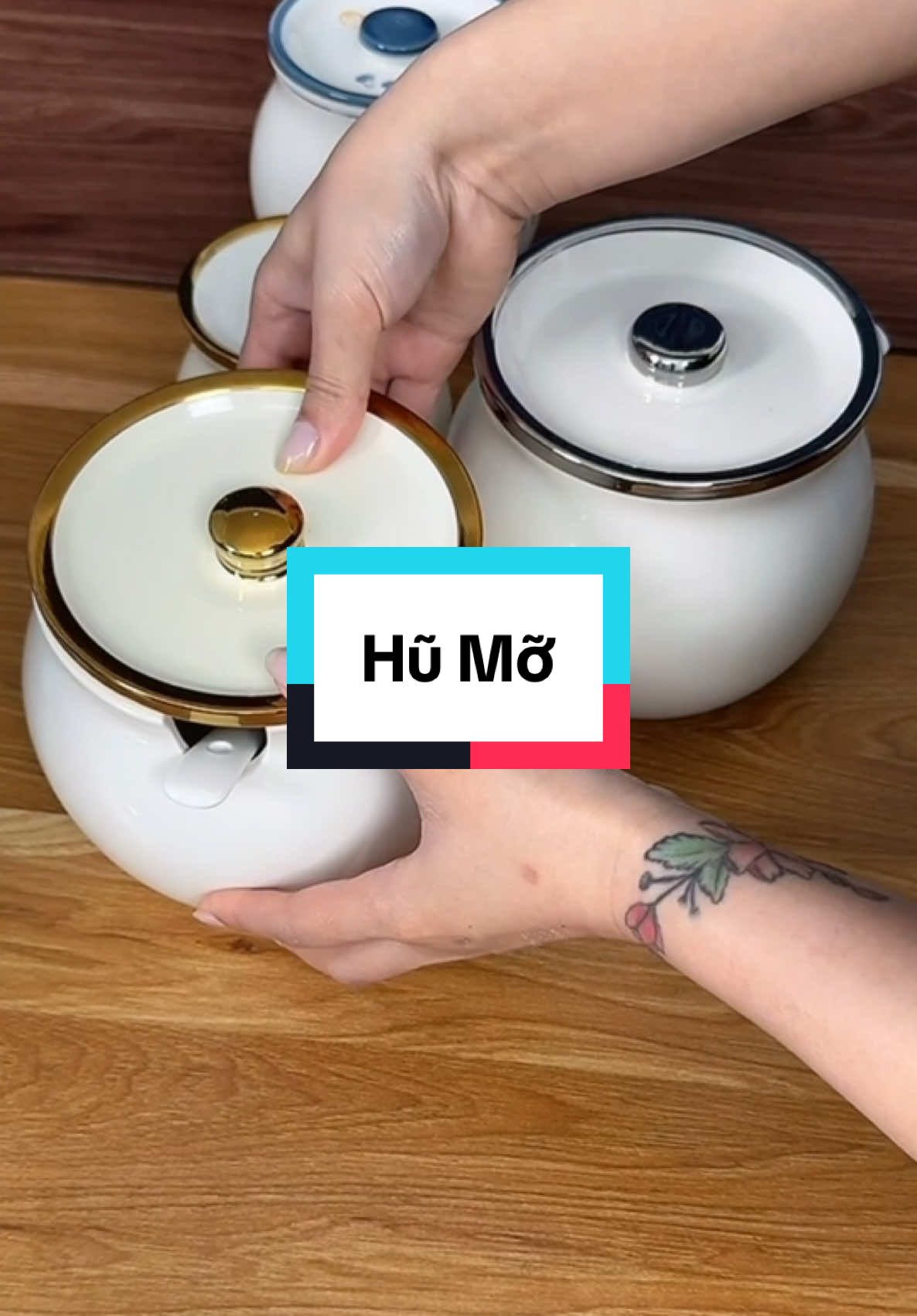 Hũ mỡ đủ size cho các bác lựa ạ#reviewgiadung #giadungthongminh #nethome #humo 