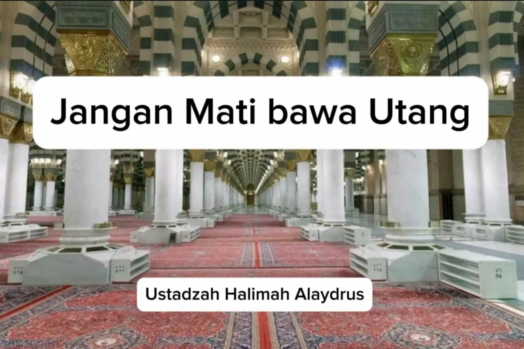 Jangan Mati bawa utang ya Nabi aja ga mau nyolatin 🥹 #kajian #kajianislam #ceramah #ustadzahhalimahalaydrus #halimahalaydrus #halimahalaydrusindonesia #fyp #fypシ゚ #katakata #doa #janganmatibawahutang #xyzabc #story #storytime #explore #4u #tiktok #viralvideo #viral #ijazah 