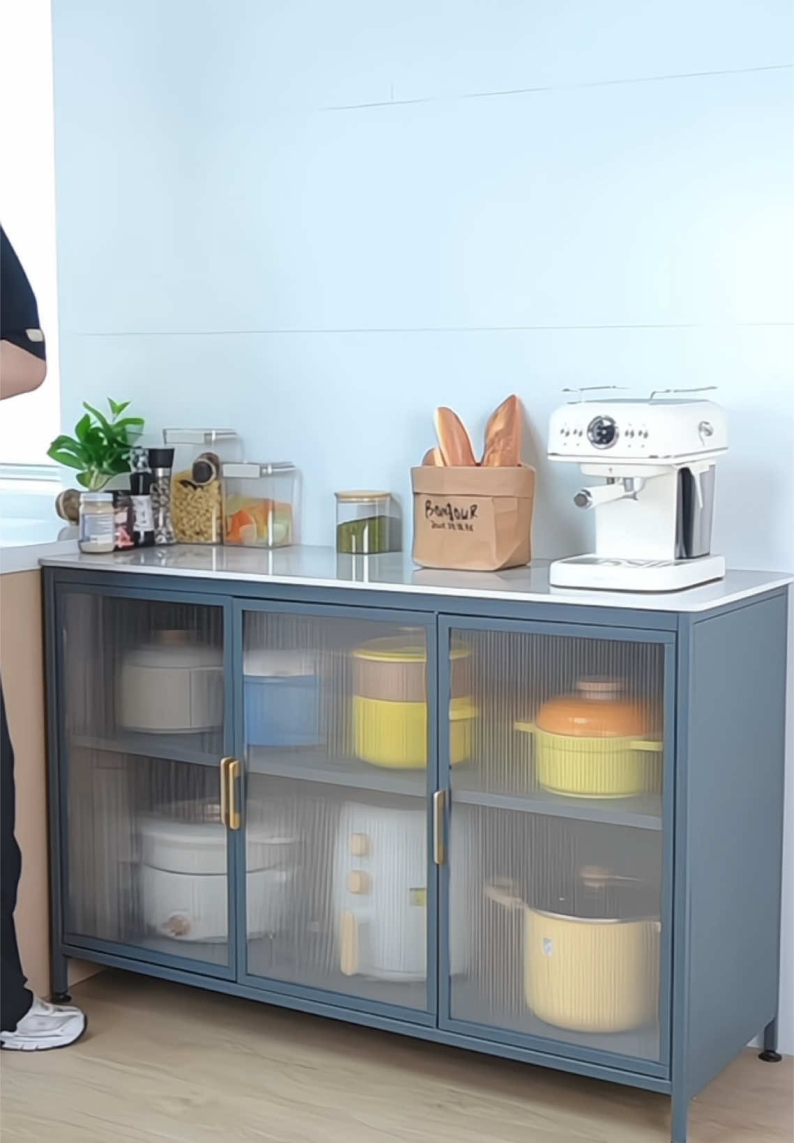 Tủ Bếp Để Đồ Thông Minh Không Cần Bắn Vít Chịu Tải 200Kg Thép Sơn Tĩnh Điện Không Rỉ#thinhhanh #xuhuong #giadungtienich 