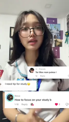 Study tips #Studywithvichny #Beltei #fyp #cambodia #study #student 