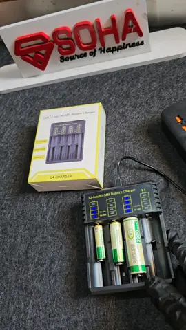 Charger Baterai ini Terbukti Bisa Buat Cas Baterai Tipe Ni-MH 1.2V Rechargeable Battery dan Li-ion 3.7V Banyak Charger Dipasaran Tidak Bisa Buat 2 Jenis Baterai ini Sekaligus, Charger Kita Terbukti Bisa Charger ini Bisa Cas 4 Baterai Sekaligus dan Akan Berhenti Cas Jika Baterai Sudah Penuh