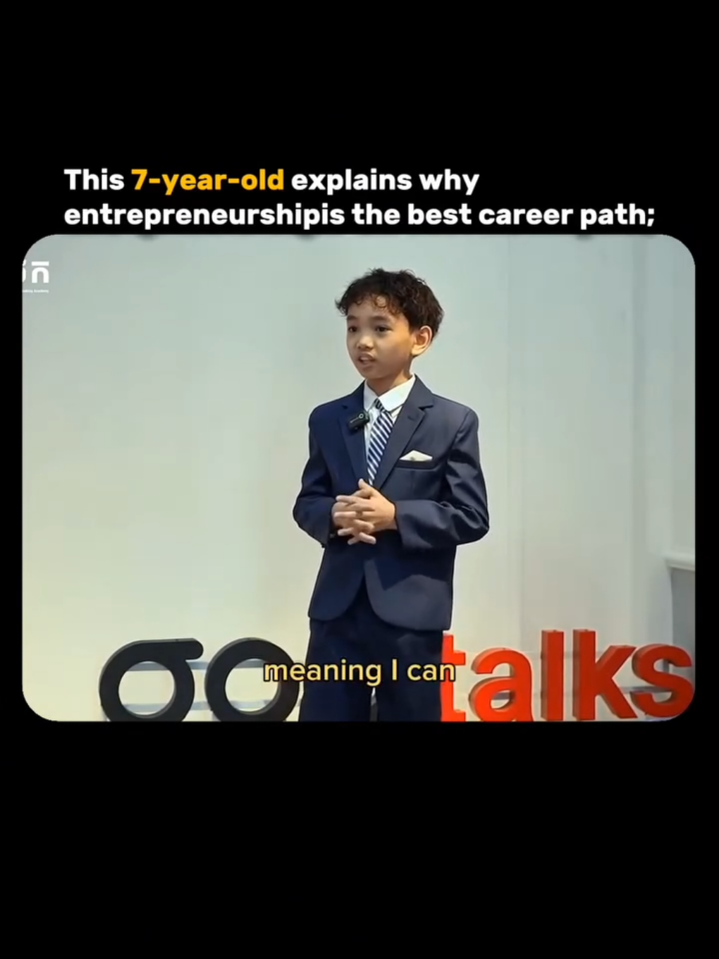 This 7-year-old kid is a better public speaker and entrepreneur than many adults who have been in the game for years.. Follow For More . . . . . . . . . . . . . . . . . . #entrepreneurship #business #startups #wisdom #advice #mindset #entrepreneurs