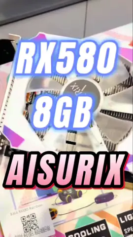 สวยมากๆ พร้อมกล่อง RX580 8GB AISURIX #เกมส์มิ่ง #เล่นเกมส์ #gaming #การ์ดจอมือสอง #vga #การ์ดจอ #เกมส์เมอร์ #rx580 #สตรีมเกม #สตรีมเมอร์ #GPU 