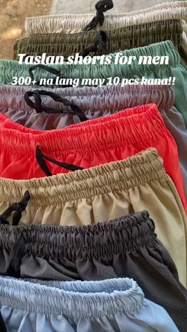 Taslan shorts for men subrang mura na mga miii,300+ na lang checkout na💗💗