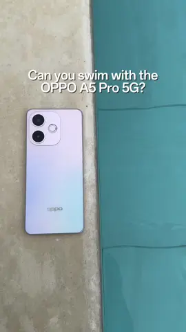 Swim with us and the OPPO A5 Pro 5G! This IP69 Water and Dust Resistant phone can survive immersion from pools to puddles. 🏊🏻  #OPPOLangSakalam #OPPOA5Pro 