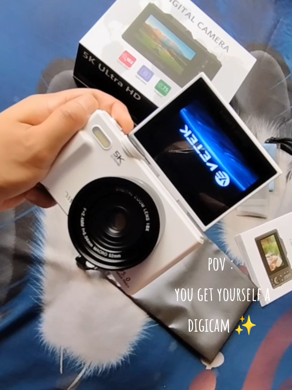 Yey! 📸#unboxing  #fyp #foryou #digicam #vetek8 #5kultrahd #digitalcamera #18xzoomlens  #fyppppppppppppppppppppppp 