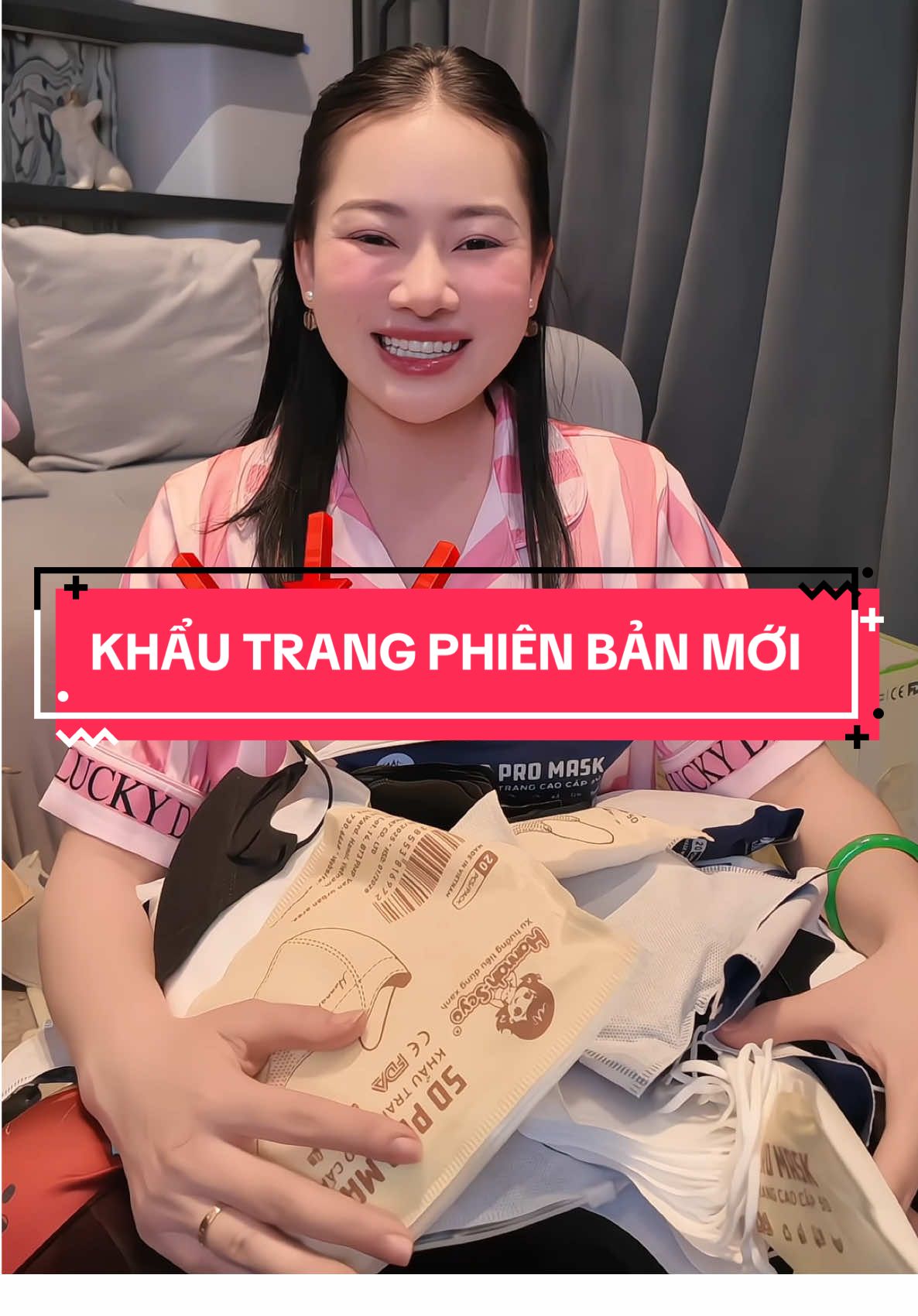 Đập hộp khẩu trang phiên bản mới , nhận về siêu nhiều , giá rẻ toàn sàn