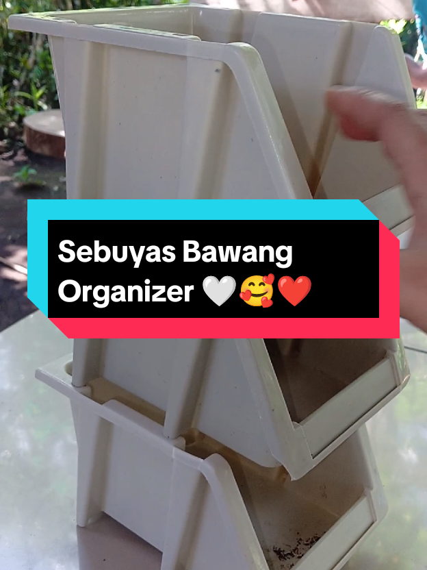Aesthetic Sebuyas;Bawang Stockable Bin  Available size: Small|Medium|Large 16-55 pesos only #aesthetickitchenfinds #fyp #stockablebin #storageorganizer 