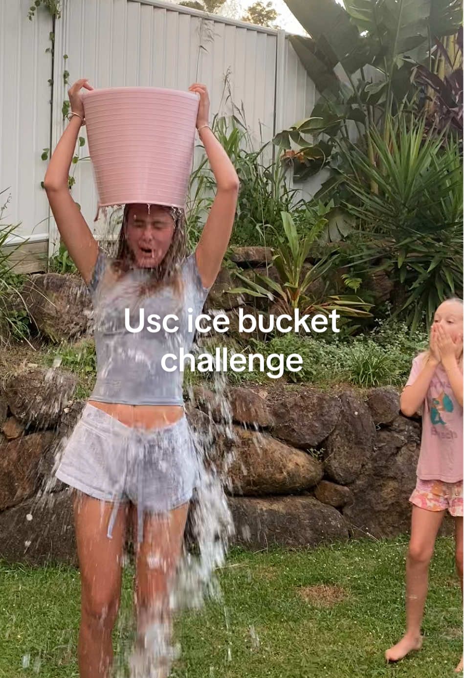 Usc speak your mind ice bucket challenge!!! Thankyou @porcha I nominate @Lilah Marie and @indi and mum YOU HAVE 24 HOURS!!  #usc #speakyourmind #icebucketchallenge #MentalHealthAwareness #MentalHealth #fyp #foryou #viral 