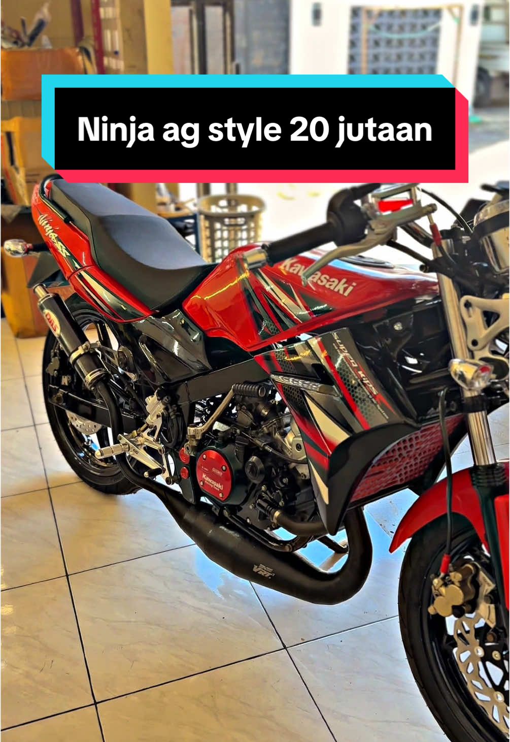 Ninja R 2010 dowgrade ss merah udah ag style 28 juta saja nomer wa/hp 082232414563#riwariwigarage #fyp #jualbelininja2tak #agstyle5km #ninjassmerah #ninjamodifikasi #2strokelover #2stroke #ninjass #ninjamurah 
