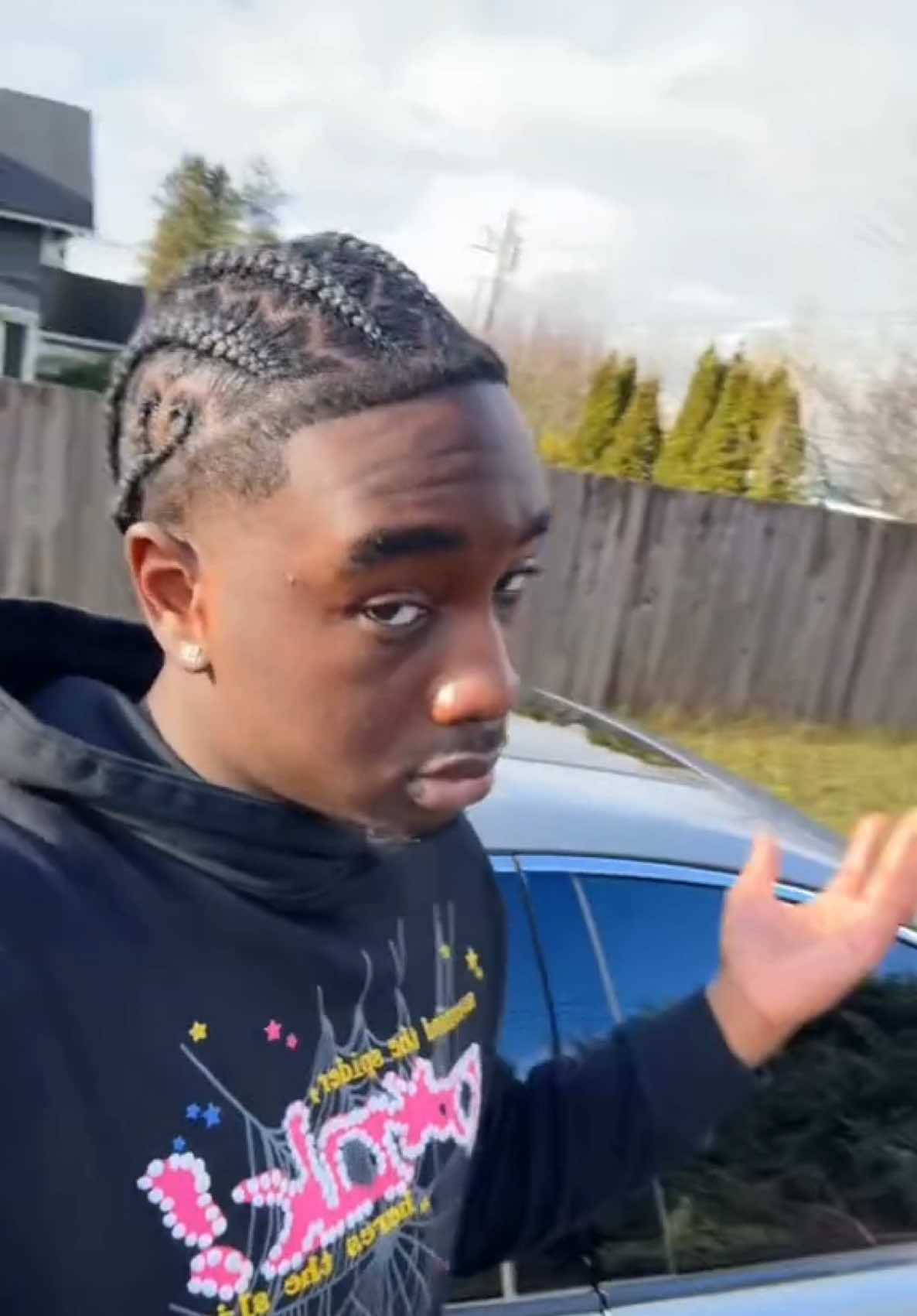 Thank the Lord everyday #funny #cornrows #viralvideo 