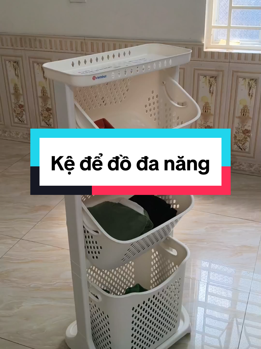 Kệ để đồ đa năng có bánh xe và giỏ tháo rời được tiện lợi lắm nha #kededodanang #giadungtienich #xuhuong #xuhuongtiktok 