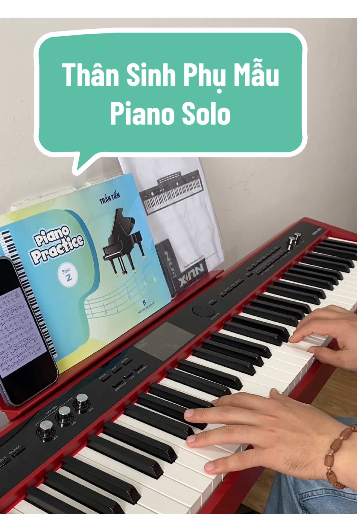 Thân sinh phụ mẫu #huongdanpiano #pianosolo #trantienpiano #pianoveme #nuxnpk20
