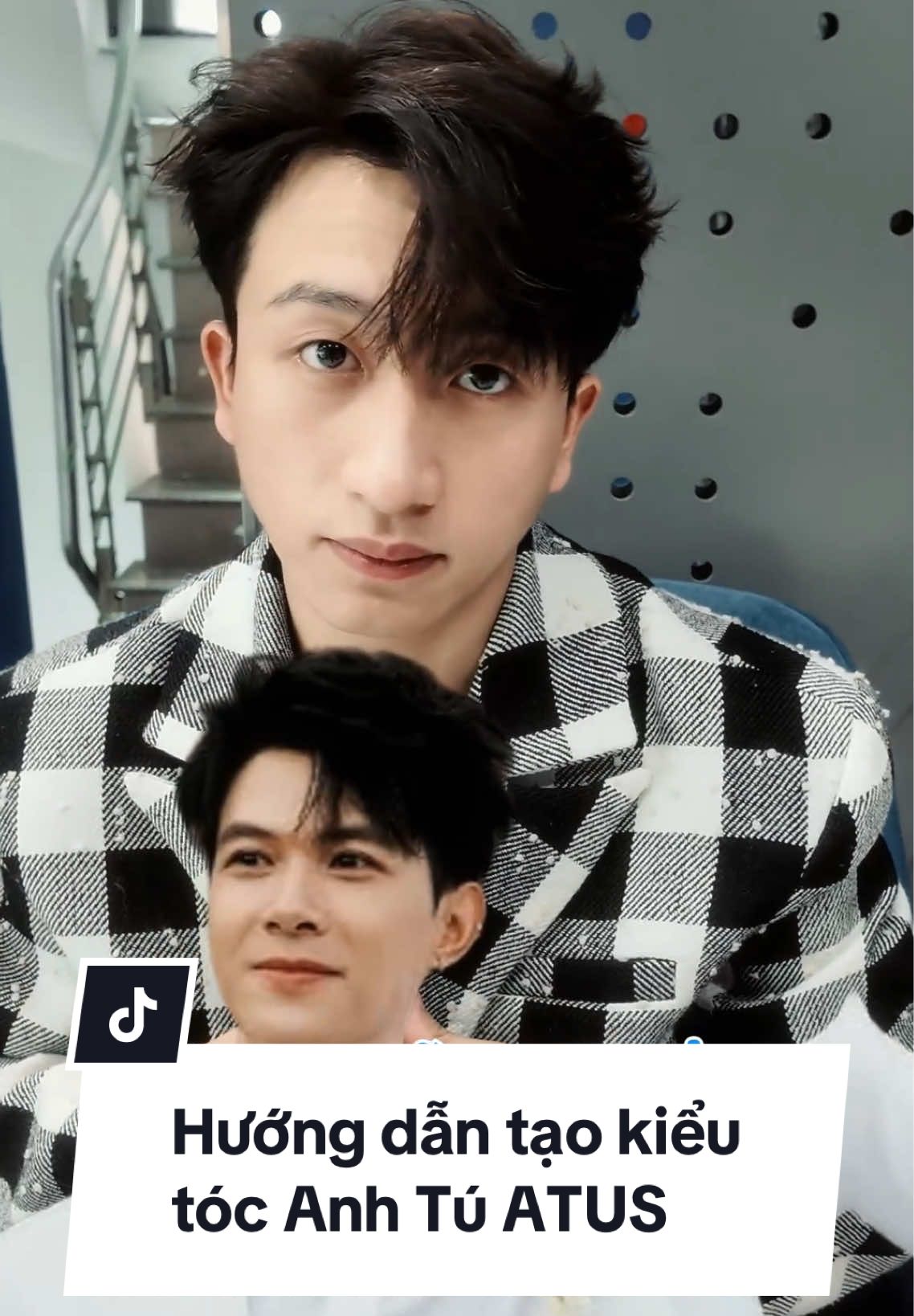 1 phút để tạo kiểu tóc giống idol  Anh Tú ATUS, ez phải không ae 😝 #glanzen #anhtu #huongdan #sidepart #xuhuong #tocnamdep 