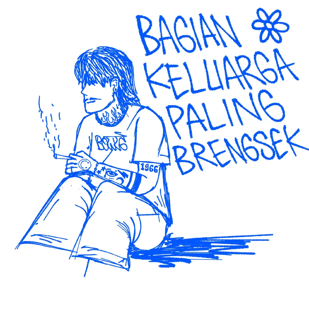 Lagi bayangin indahnya Mira, Disa, Corine dan petty#slank #art 