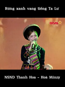 Rừng Xanh Vang Tiếng Ta Lư - NSND Thanh Hoa & Hoà Minzy Lâu lắm rồi e Hoà mới được hát thể loại âm nhạc sở trường và đam mê từ nhỏ kkkk Vinh hạnh được song ca cùng NSND Thanh Hoa trong một chương trình vô cùng ý nghĩa thế này nữa, quá đỗi tự hàoo ♥️♥️♥️ 2 U con ngoài đời rất thân thiết cả nhà ạ, nên lần kết hợp này rất tình, rất vui và hạnh phúc. Mỗi khi U cất giọng lên là con lại nổi da gà, đúng là tượng đài âm nhạc dù có U80 đi chăng nữa vẫn cứ đẳng cấp tuyệt đốii 🎉🎉🎉